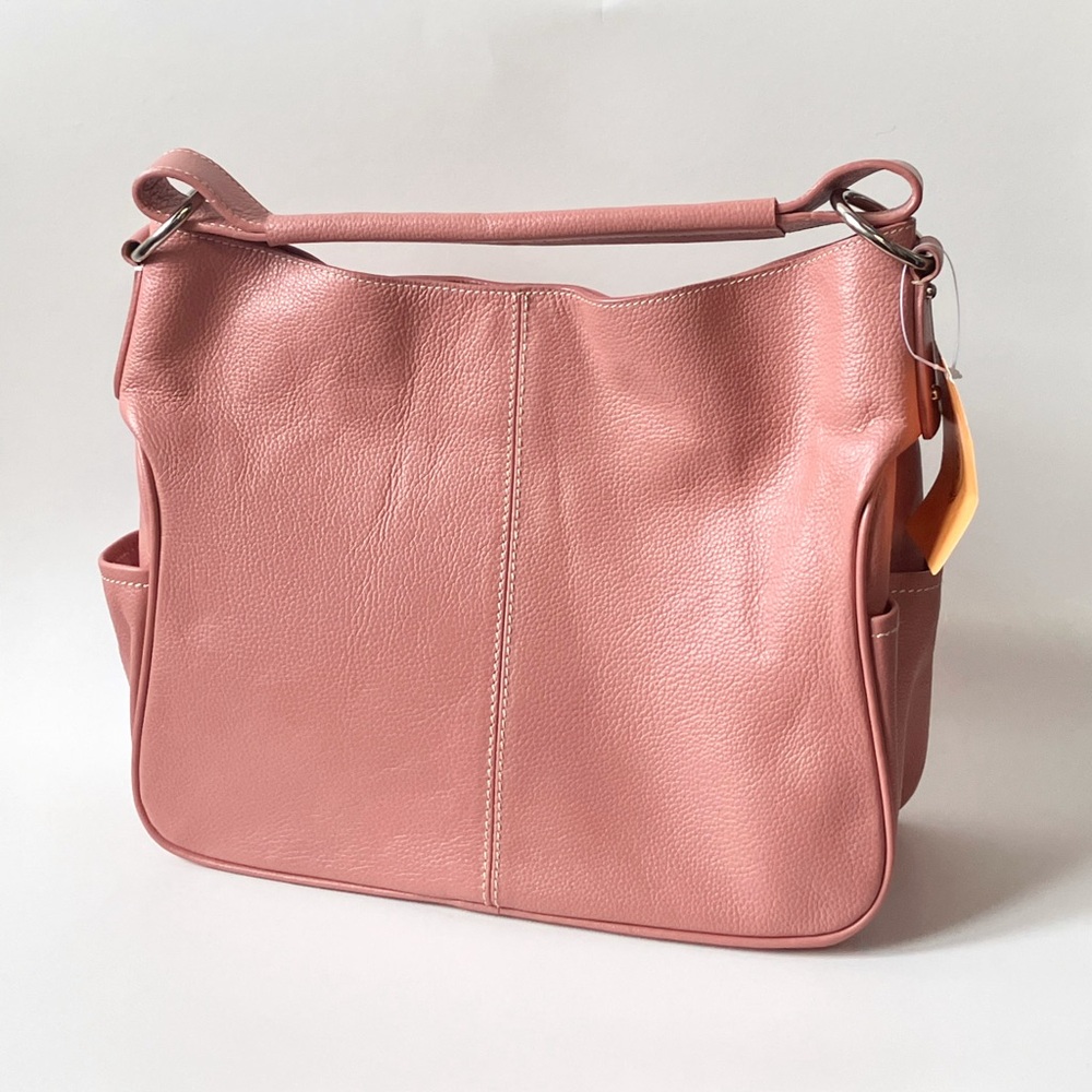 Tods Tod’s light pink leather purse handbag tote bag new with tags nwt dust bag